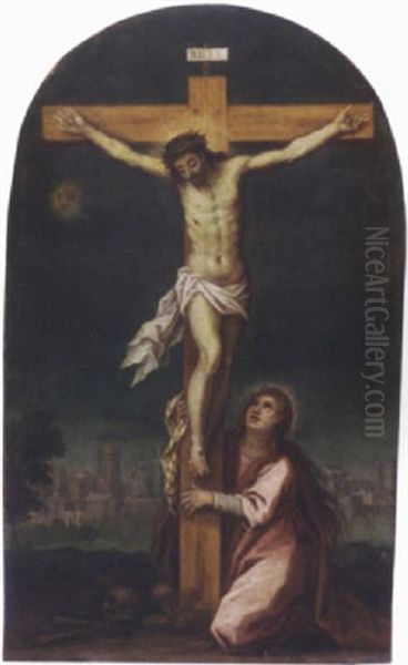 The Magdalen At The Foot Of The Cross - view 1