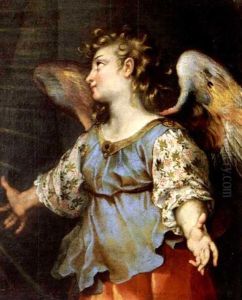 Angel Of The Annunciation by Denys Calvaert