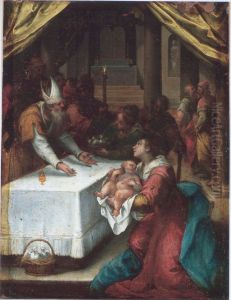 The Presentation In The Temple by Denys Calvaert