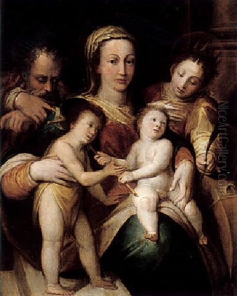 The Holy Family With Saints John The Baptist And Catherine Of Alexandria - view 1