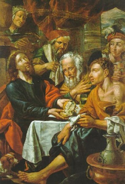 Christus Und Die Junger In Emmaus - view 1
