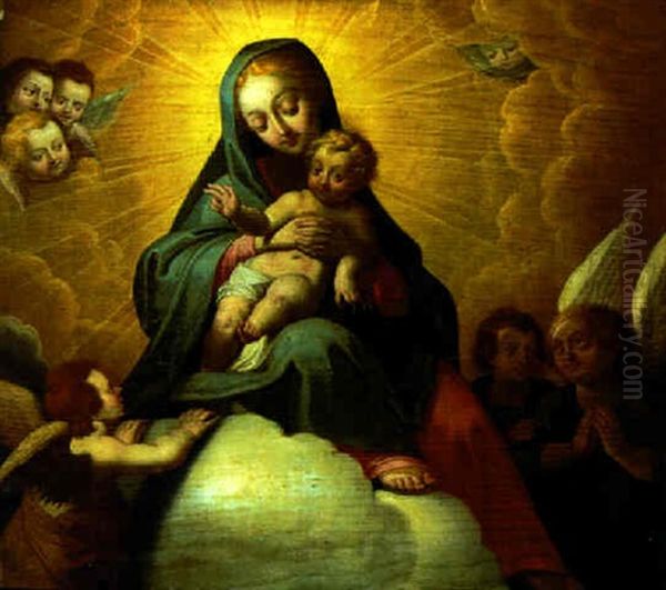 The Madonna And Child In Glory - view 1