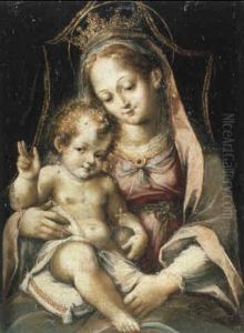 La Madonna Col Bambino Benedicente La Madonna Col Bambino Benedicente