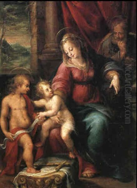 Sacra Famiglia Con San Giovannino - view 1