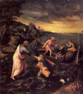 Christ Walking On The Water by Denys Calvaert
