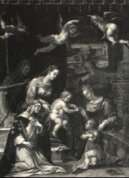 The Holy Family With Sts. Catherine, Anne And The Infant St. John - view 1