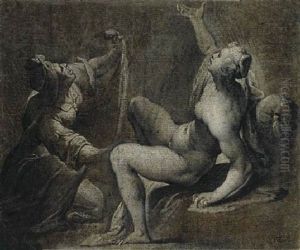Danae Sous Une Pluie D'or by Dionysius Calvert