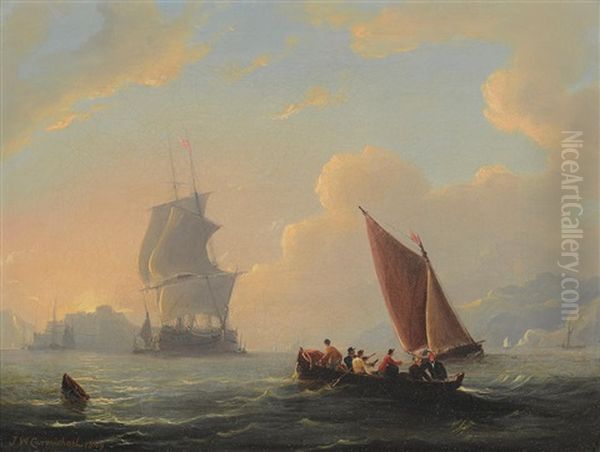A Coastal View At Sunset - view 1