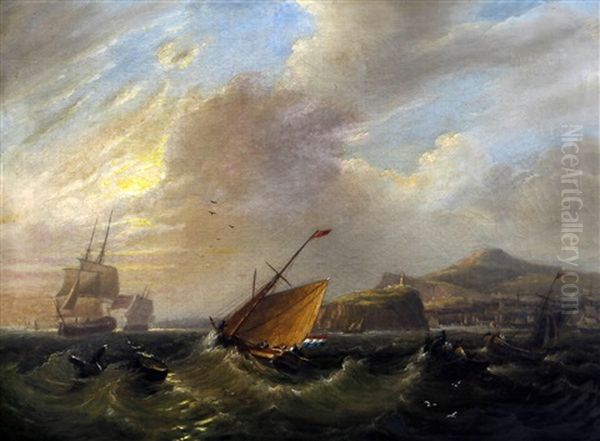Shipping Off A Harbour Entrance - view 1