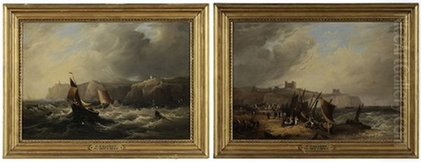 Squall Off The Coast Of Dover (+ Fisher Folk On Shore, Dover; 2 Works) - view 1