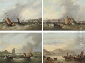 Ports Of The English Channel (+ 3 Others; 4 Works) by Frederick Calvert