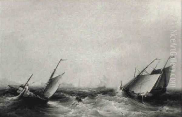 Lighthouse And Fort, Mouth Of The Mersey - view 1
