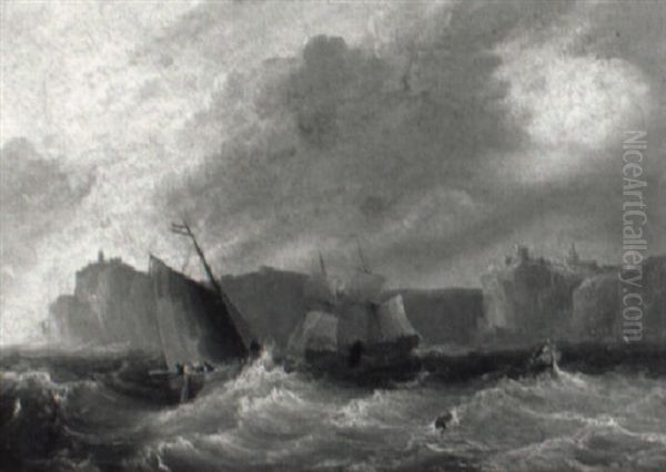 Dangerous Waters Off A Dramatic Coastline - view 1