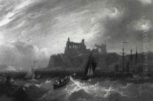 The Priory From The North, Northumberland by Frederick Calvert