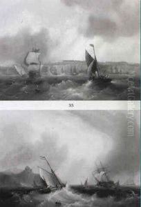 Fishing Boats by Frederick Calvert