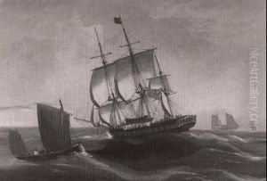 A Merchantman Under Sail