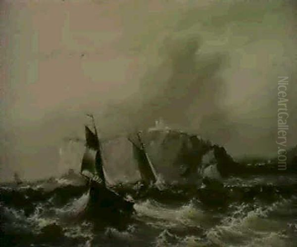 Scarborough; The Fleet At Anchor - view 1