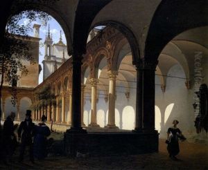 Il Chiostro Della Certosa Di Pavia