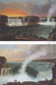 View Of Niagara Falls by Nicolino V. Calyo
