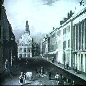View Of Boston State House by Nicolino V. Calyo
