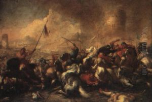 Cavalry Engagement by Antonio Calza