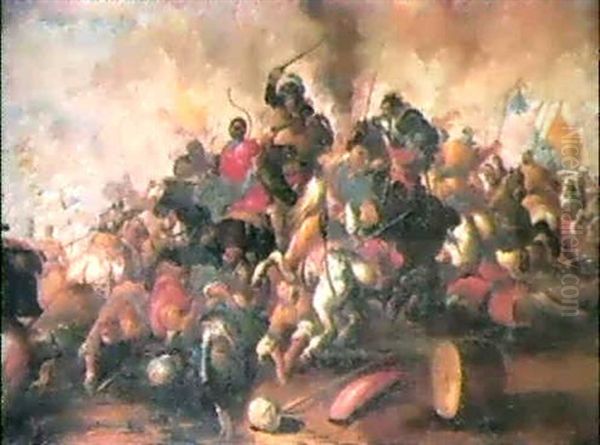 A Battle Scene Between The Turks And The Christians - view 1
