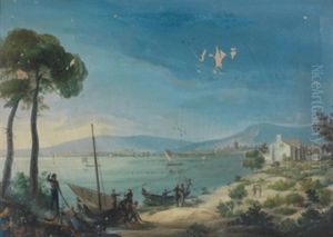 Escena Costera La Albufera by Manuel Camaron Melia