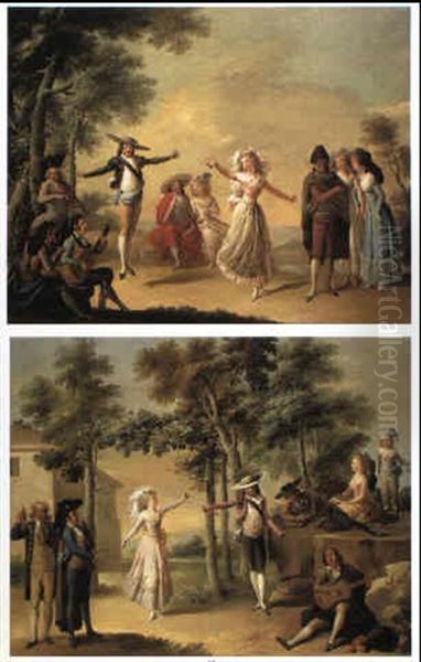 Elegant Couples Dancing The Bolero - view 1