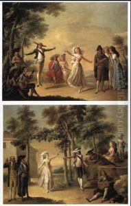 Elegant Couples Dancing The Bolero