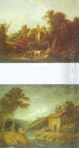 Paisaje Con Figura by Vicente Camaron y Torra