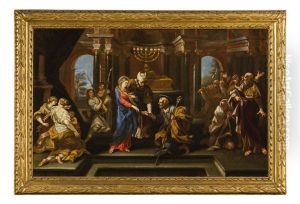 Matrimonio Della Vergine by Andrea Camassei
