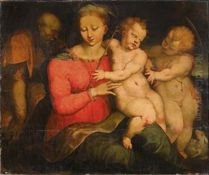 Die Heilige Familie Mit Dem Johannesknaben