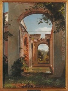 Presso La Madonna Del Monte by Domenico Cambiaso