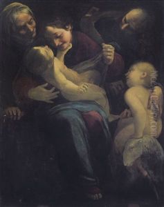 Sacra Famiglia Con Sant'anna E San Giovannino Sacra Famiglia Con Sant'anna E San Giovannino