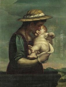 Madonna Mit Kind (la Madonna Del Cappello)