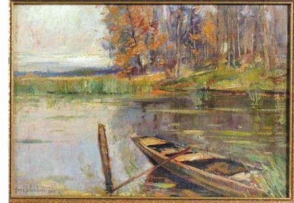 Early Autumn Lake - view 1