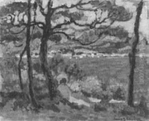 Le Trayas by Louis Gustave Cambier