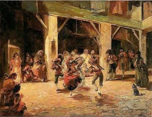 "baile En El Patio" by Emilio Alvarez Diaz