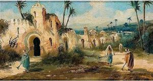 "escena Orientalista" by Emilio Alvarez Diaz