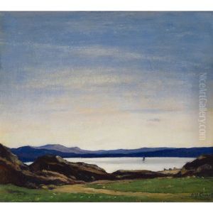 Loch Rannoch - Afterglow by David Young Cameron