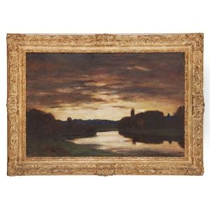 October Sunset On Loch Tay by David Young Cameron