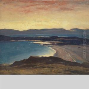 Loch Nell At Sunset by David Young Cameron