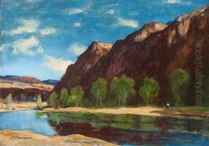 A Pool In Badenoch by David Young Cameron
