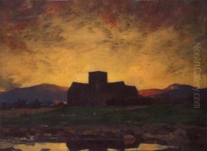 Sunset, Iona by David Young Cameron