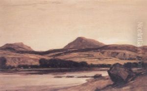 Scottish River Landscape by David Young Cameron
