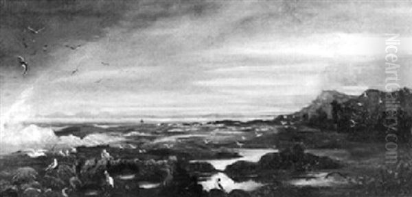Strandlandschaft Bei Sonnenuntergang - view 1
