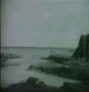 The Rocky Shores Of Moray by David Young Cameron