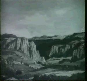 The Valley Of Rocks by David Young Cameron