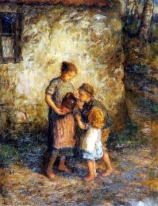 Children With A Water Jug Children With A Water Jug