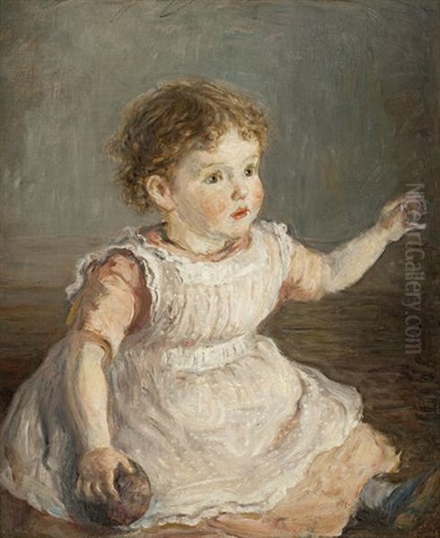 Girl In A Pink Dress (study) - view 1